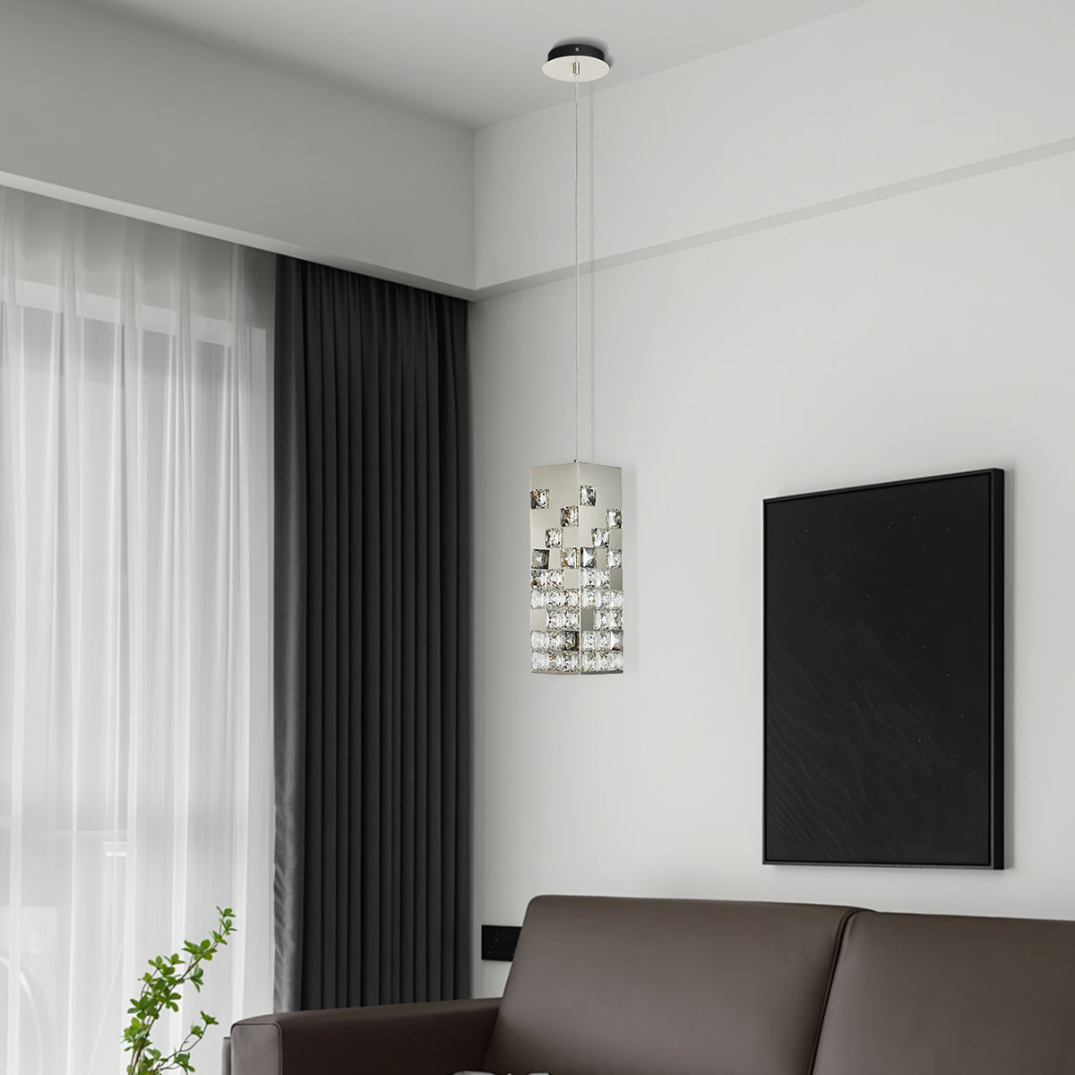 Halo K9 Crystal Pendant Lamp