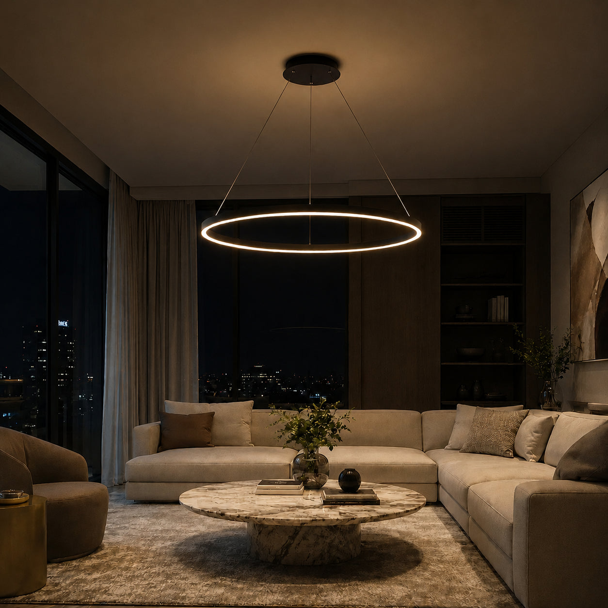 Aurora Ring Pendant Lamp 12
