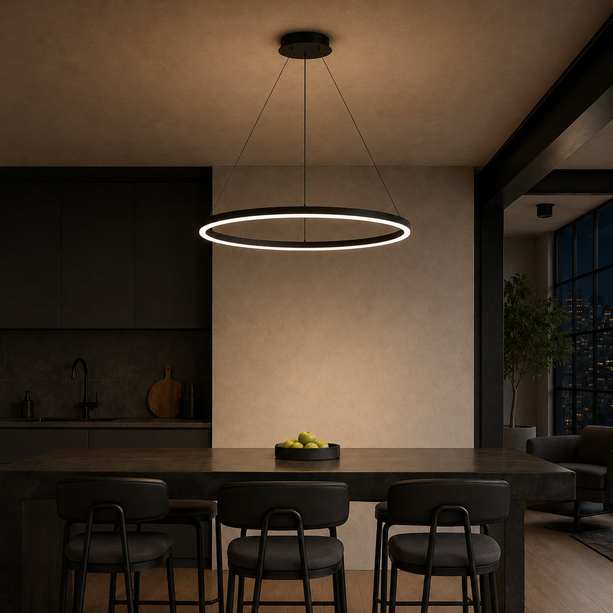 Aurora Ring Pendant Lamp 2