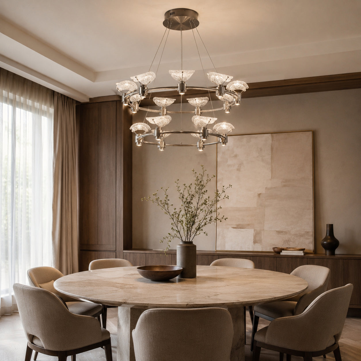Aven Multi Ring Chandelier 4