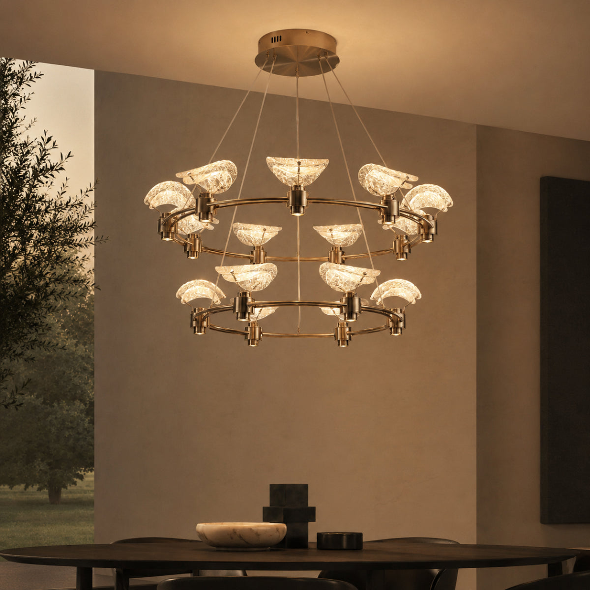 Aven Multi Ring Chandelier 5