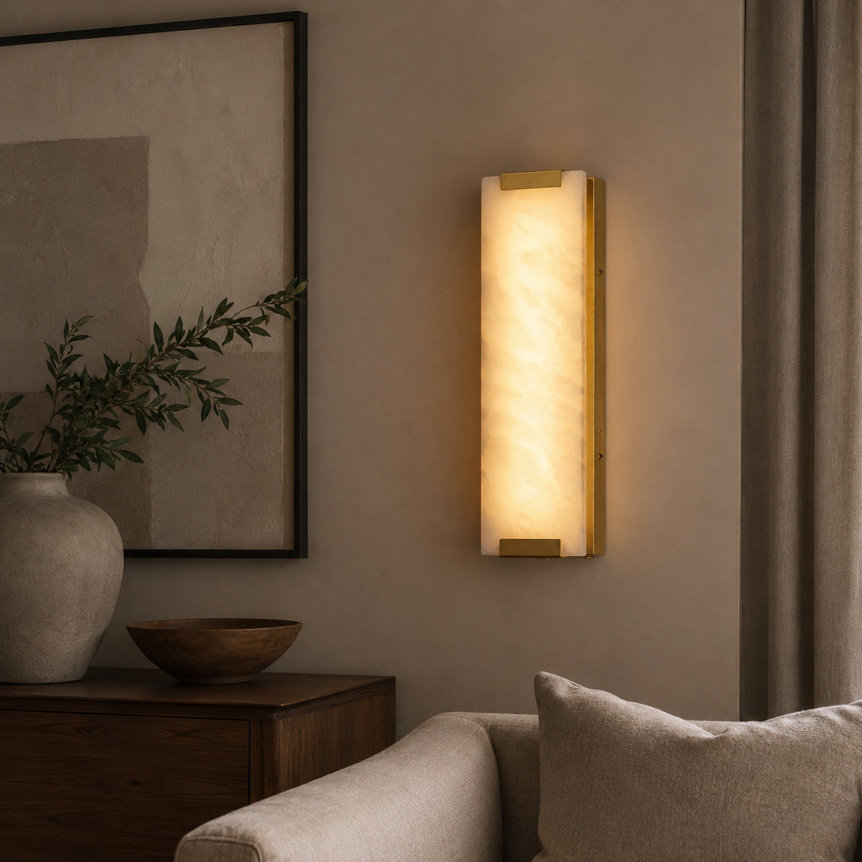 Avora Alabaster Wall Lamp 10