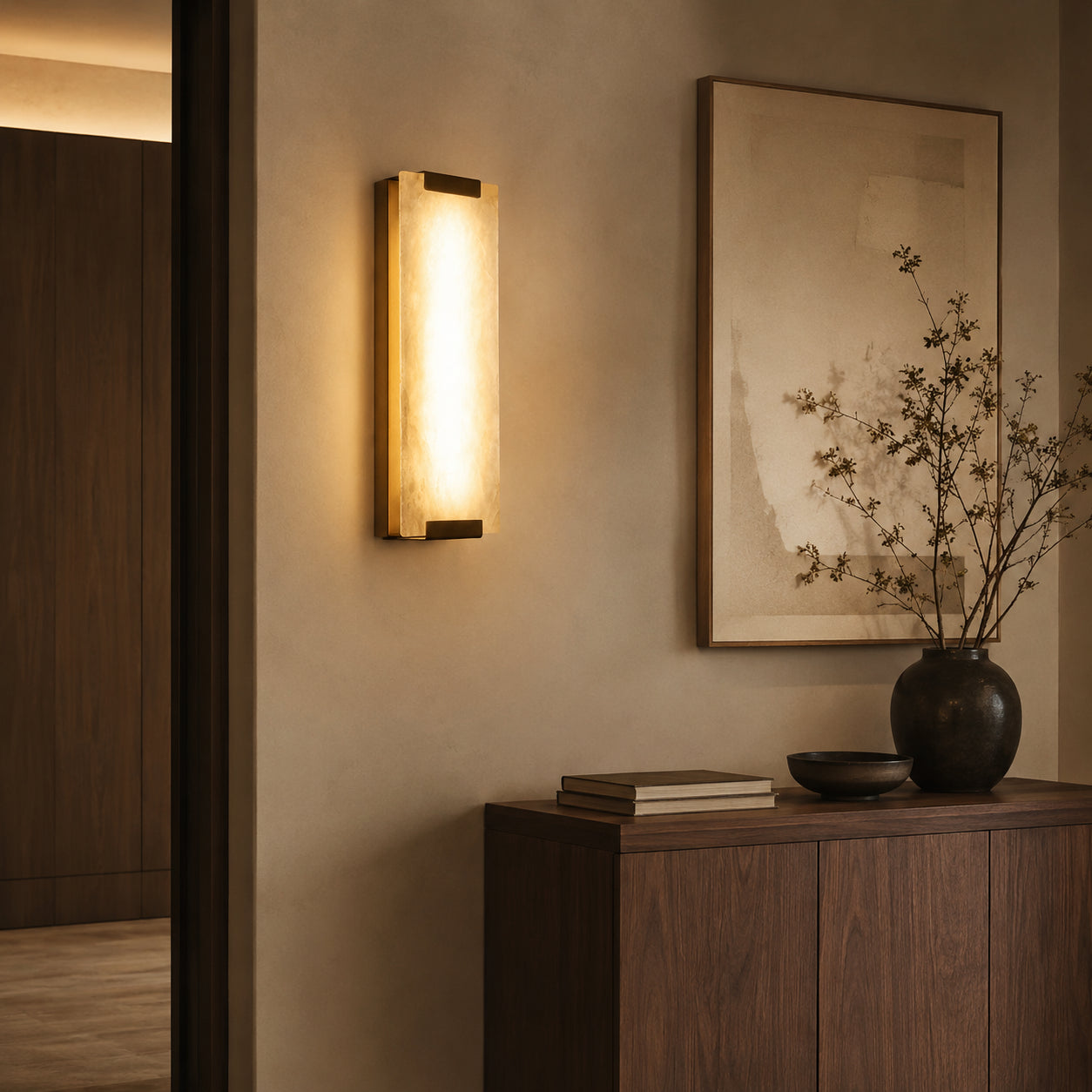 Avora Alabaster Wall Lamp 9