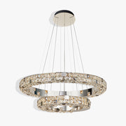 Halo K9 Crystal Chandelier 2 Rings_3 OHO Lighting