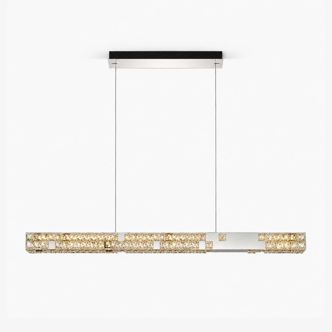 Linear Crystal Chandelier
