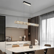 Linear Crystal Chandelier