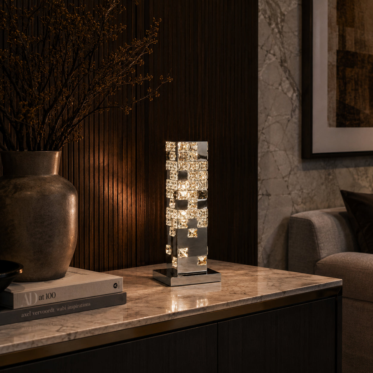 Halo K9 Crystal Table Lamp