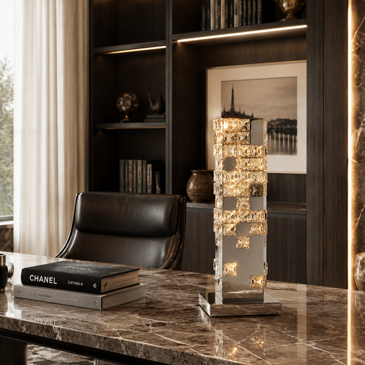 Halo K9 Crystal Table Lamp