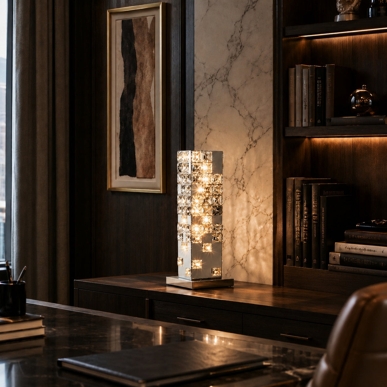 Halo K9 Crystal Table Lamp