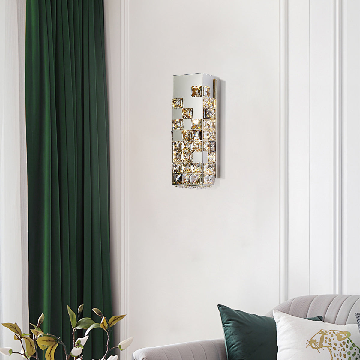 Halo K9 Crystal Wall Lamp