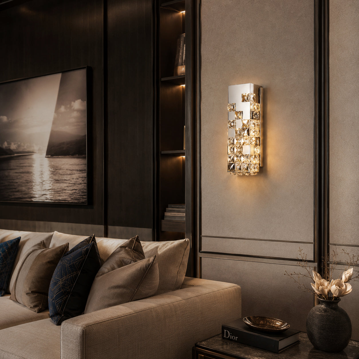 Halo K9 Crystal Wall Lamp