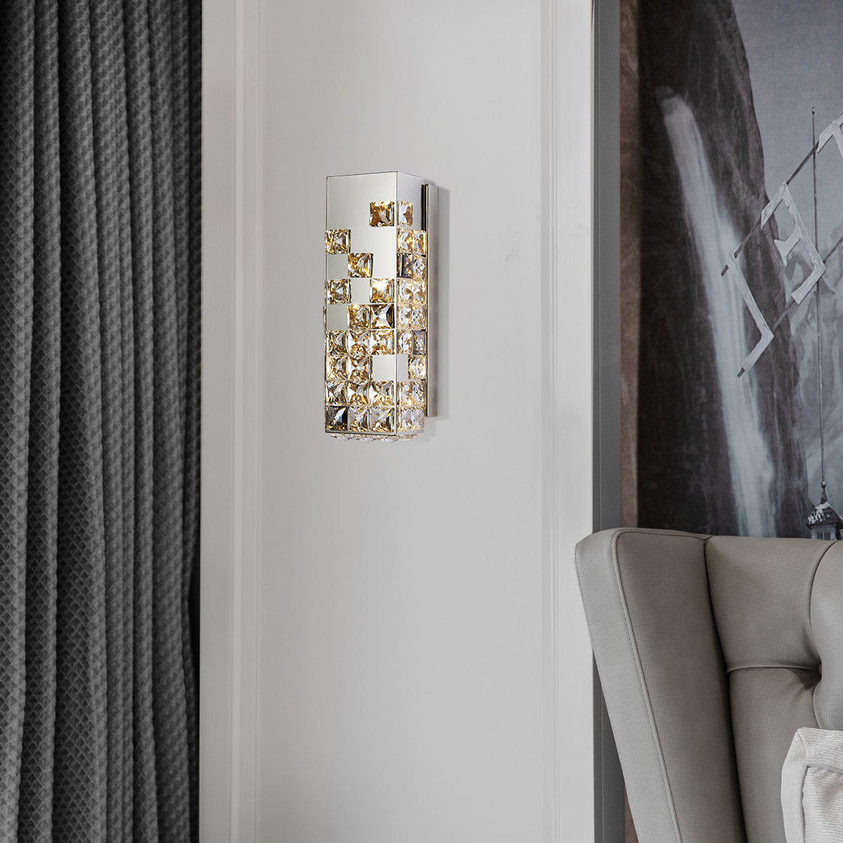 Halo K9 Crystal Wall Lamp