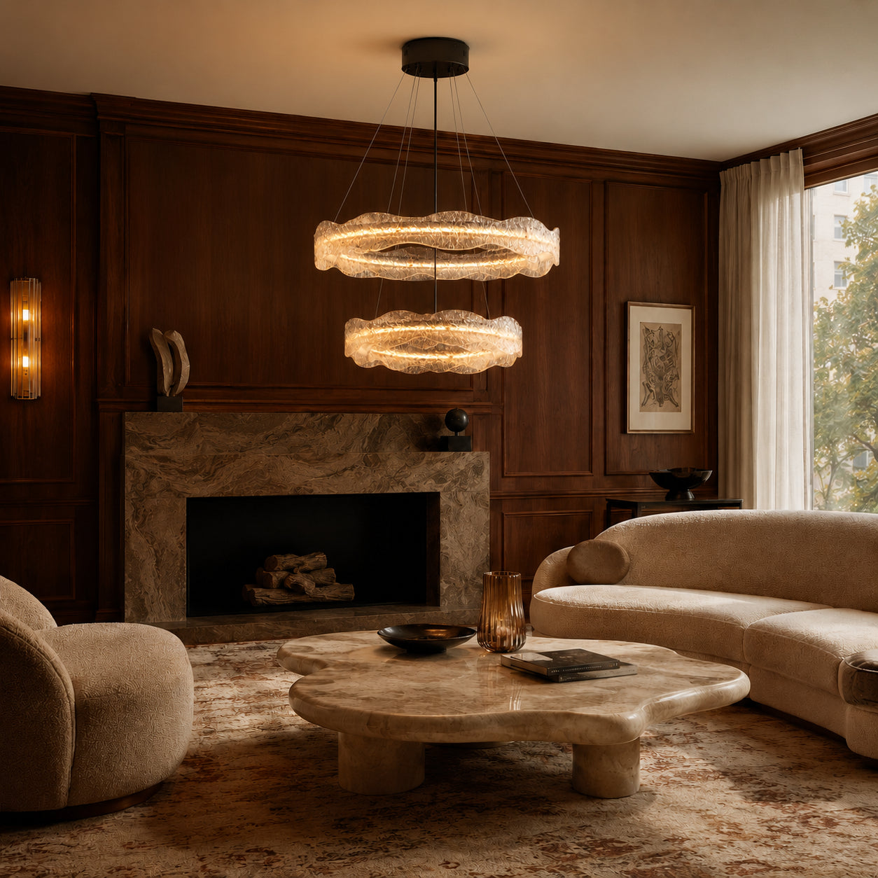  Lumivara Cluster Ring Chandelier 2