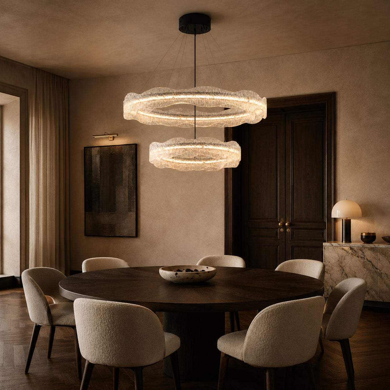 Lumivara Cluster Ring Chandelier 5
