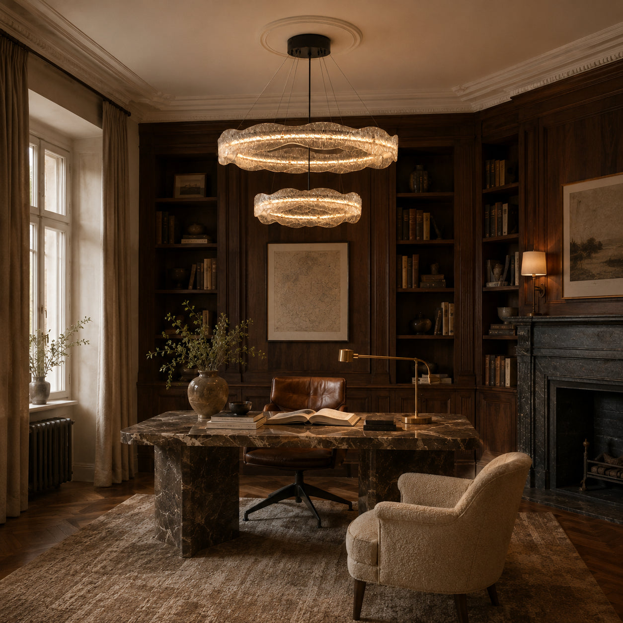  Lumivara Cluster Ring Chandelier 8