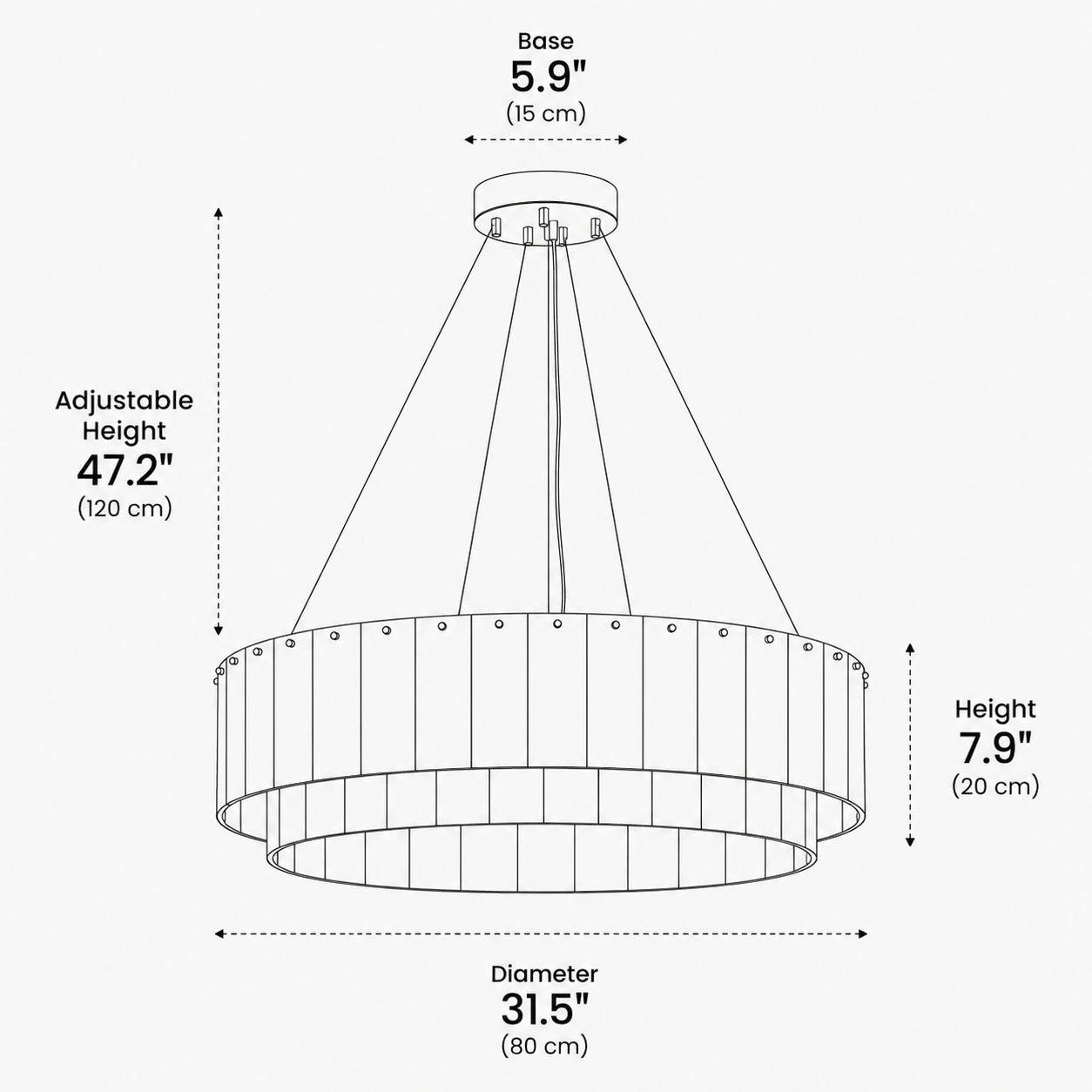 Lumora Chandelier 9