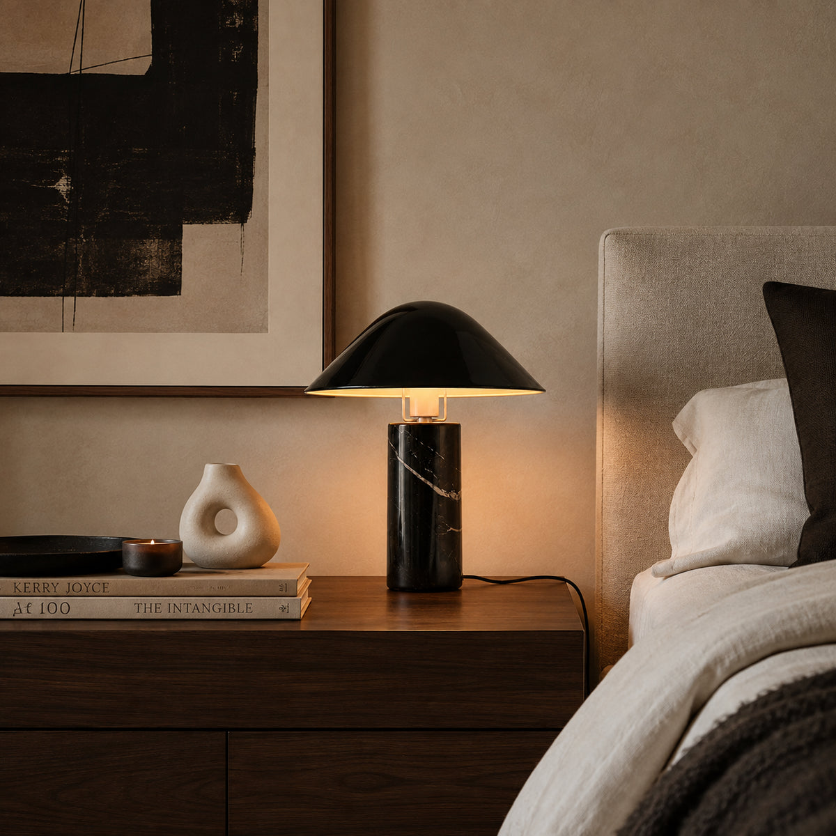 Mavrune Marble Dome Table Lamp 3
