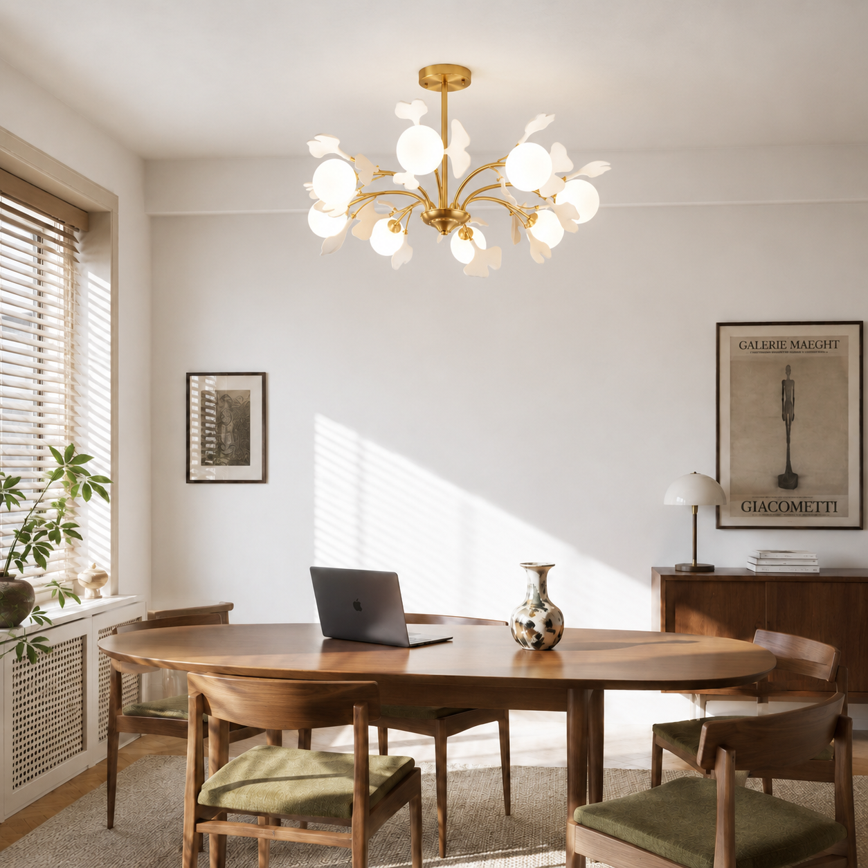 Miro Ginkgo Chandelier 12