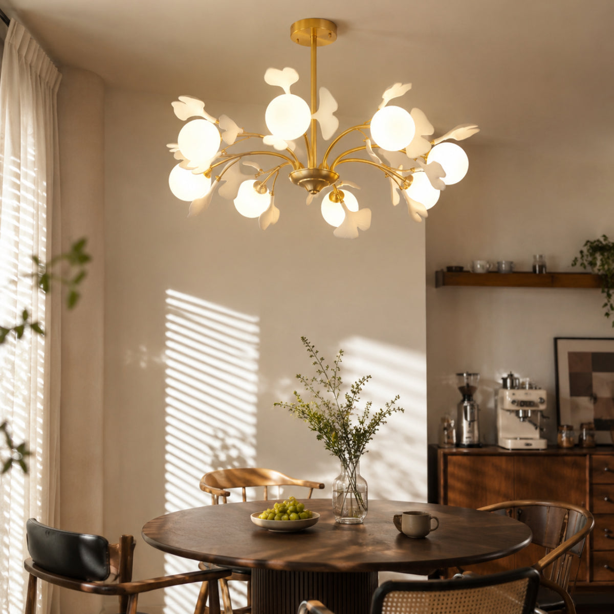 Miro Ginkgo Chandelier 13