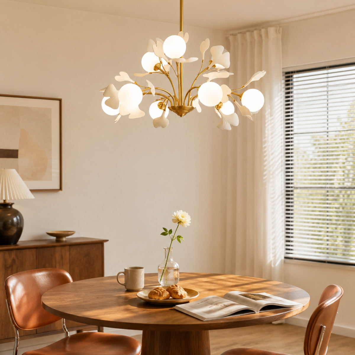 Miro Ginkgo Chandelier 15