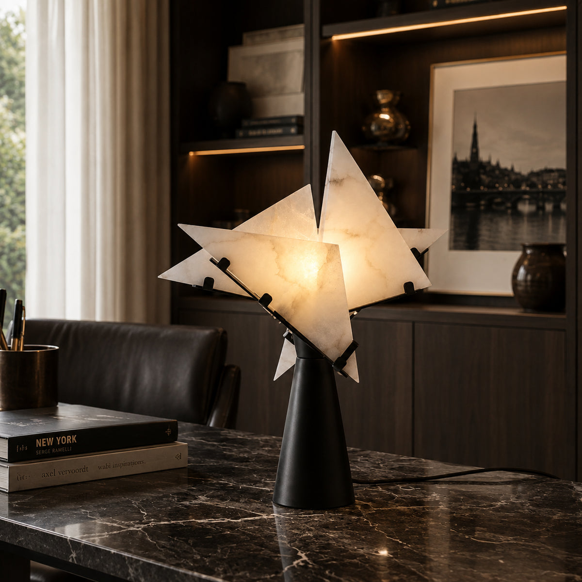 Narevorn Alabaster Table Lamp 1