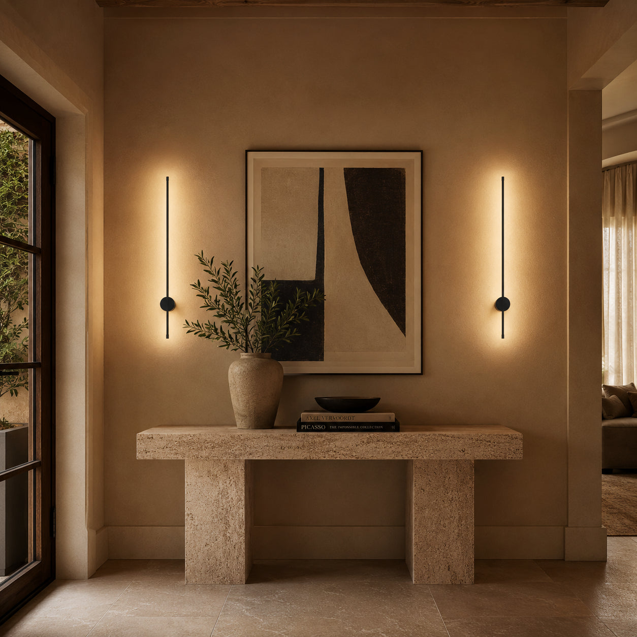 Nero Linear Wall Lamp 1