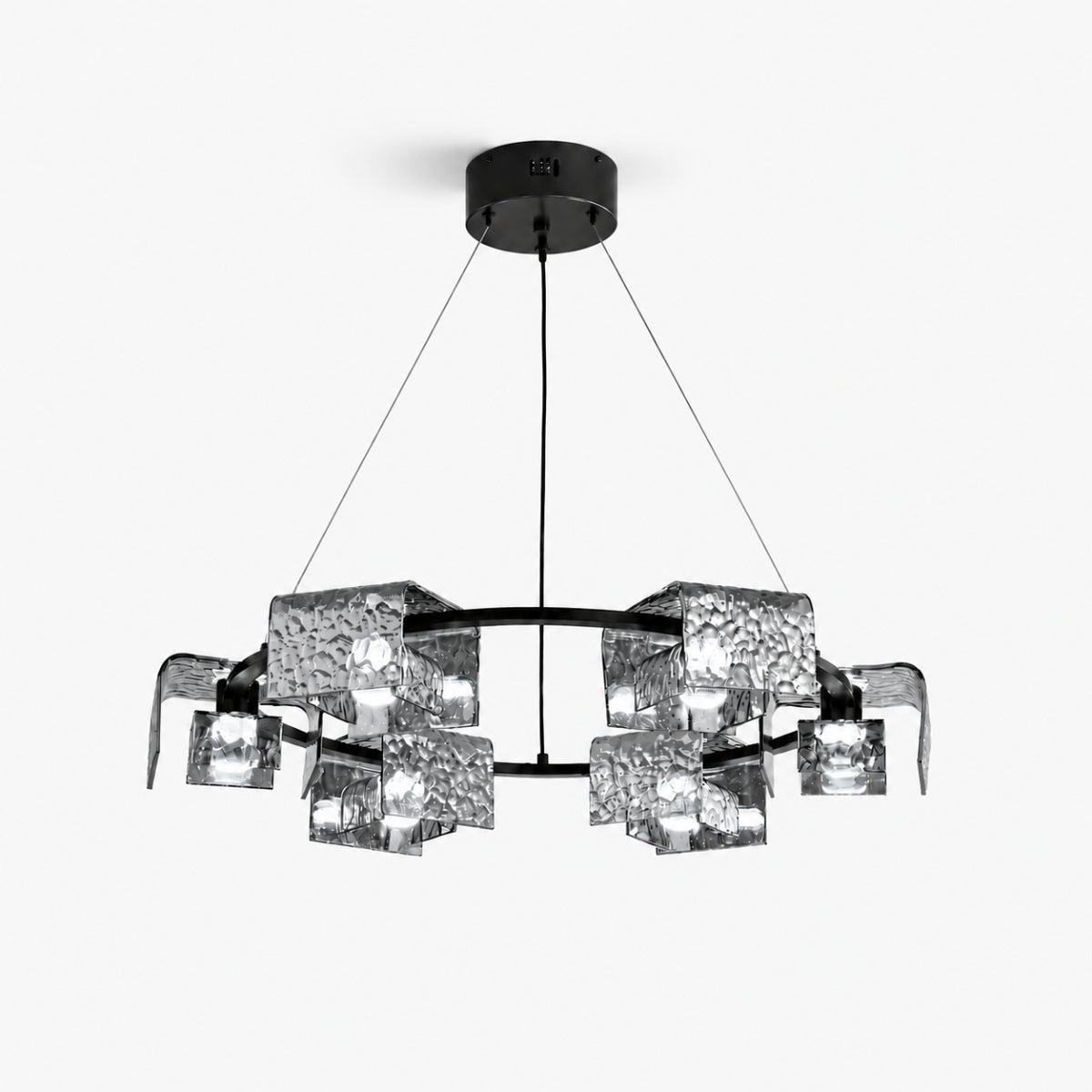 Nero Ring Chandelier 1