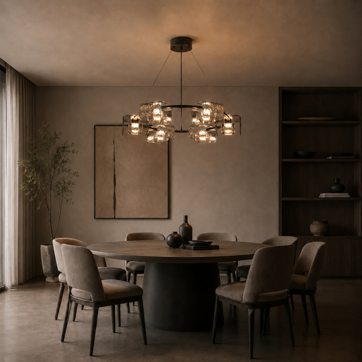 Nero Ring Chandelier 10