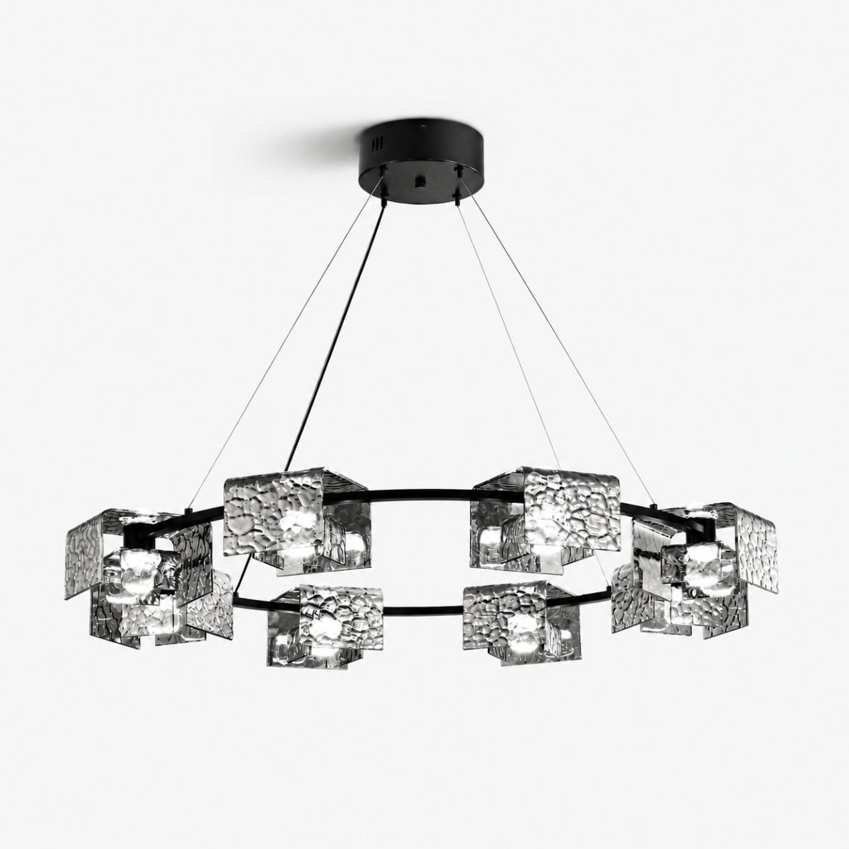 Nero Ring Chandelier 2