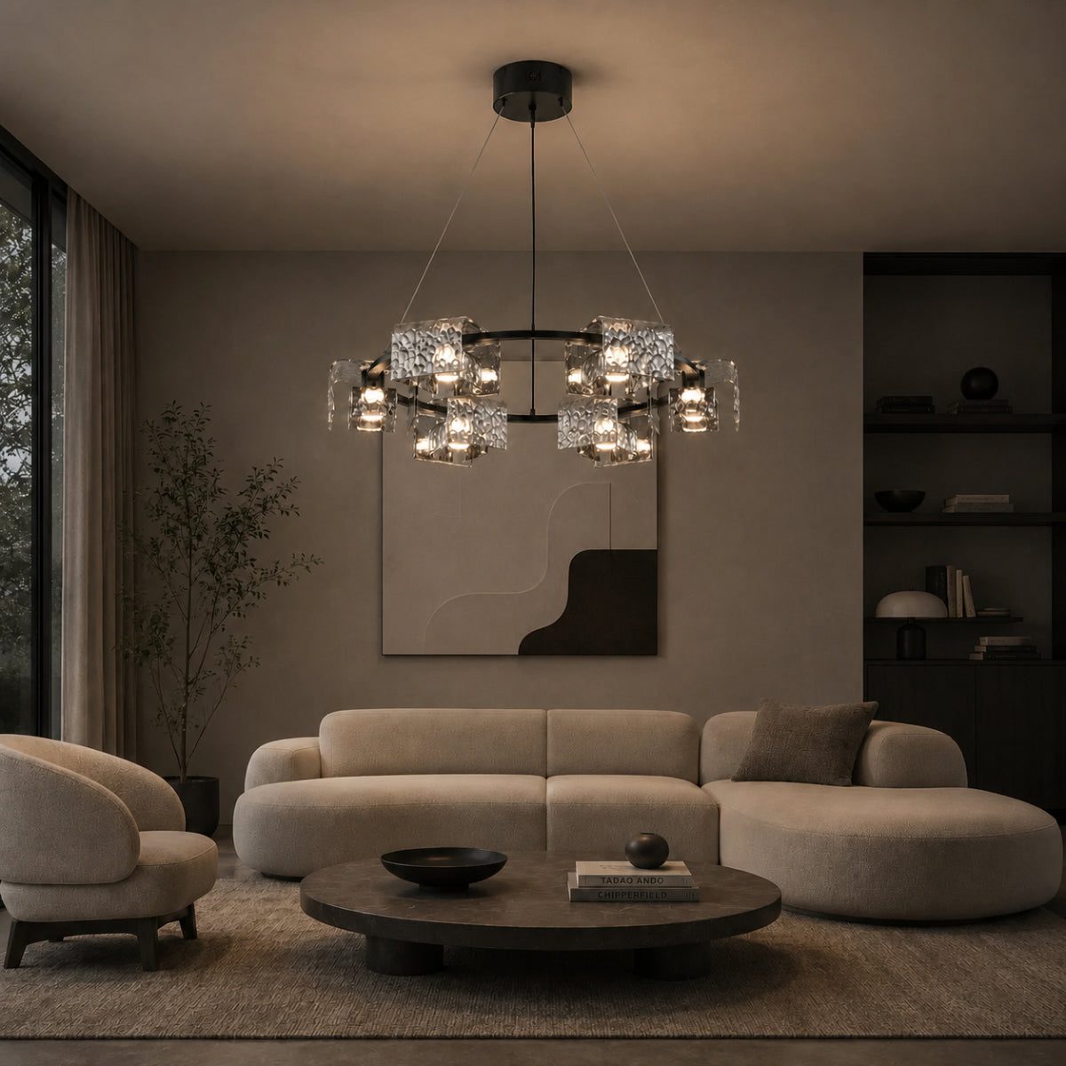 Nero Ring Chandelier 6