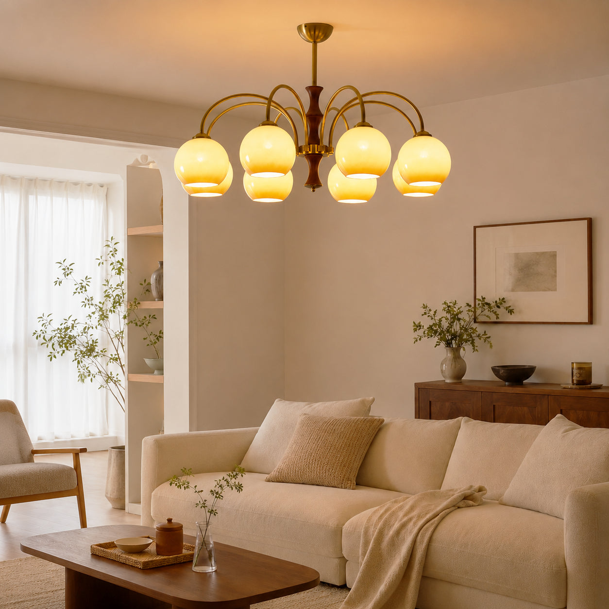Orin Globe Chandelier 7