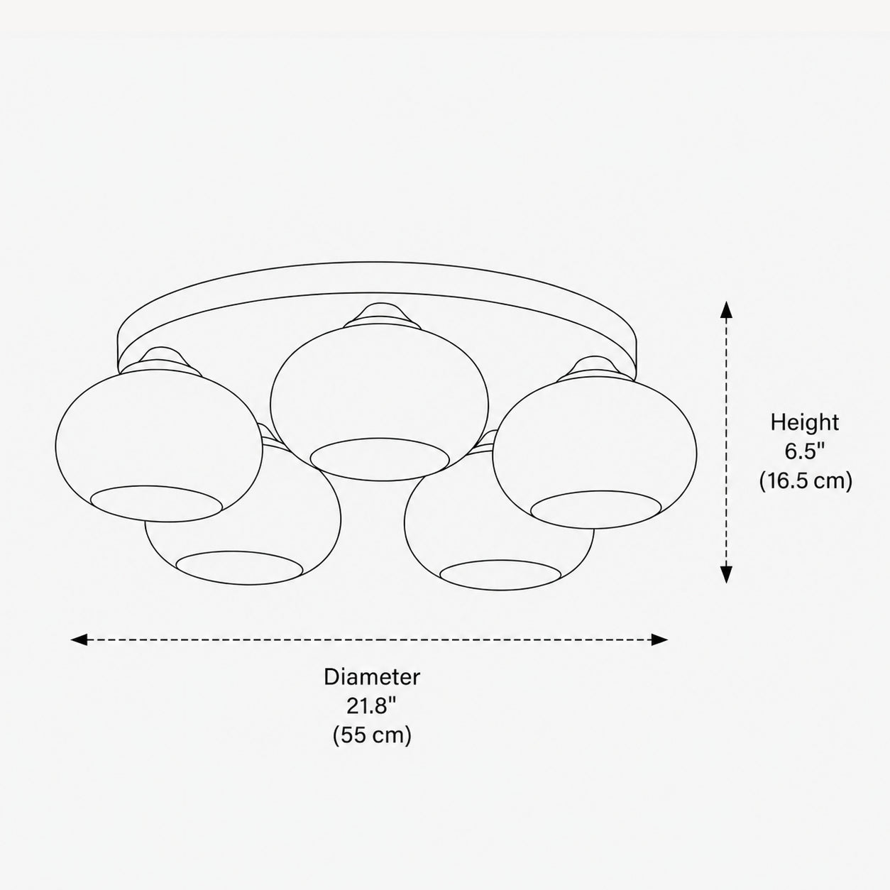 Orla Mount Ceiling Lamp 6
