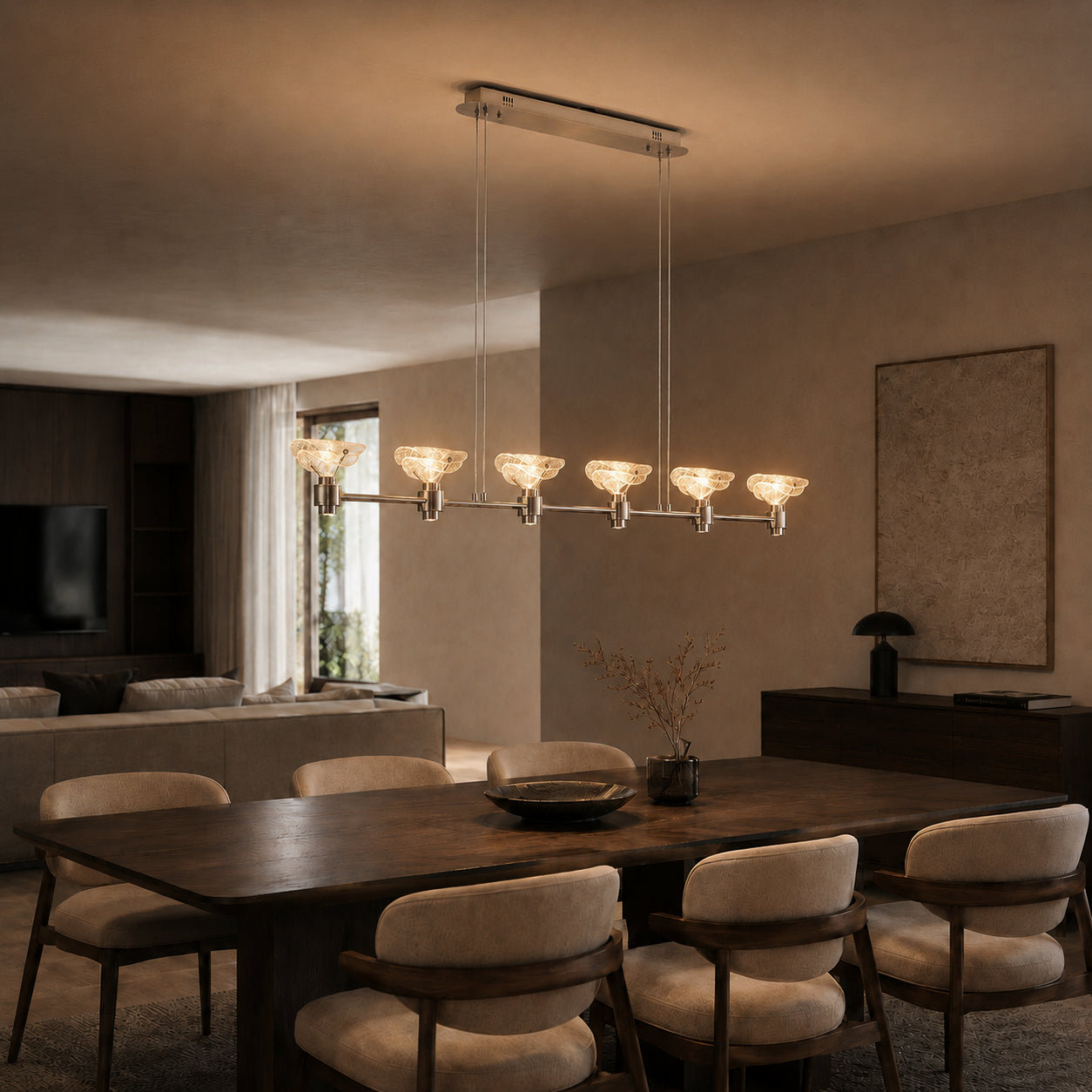 Sail Linear Pendant Lamp 4