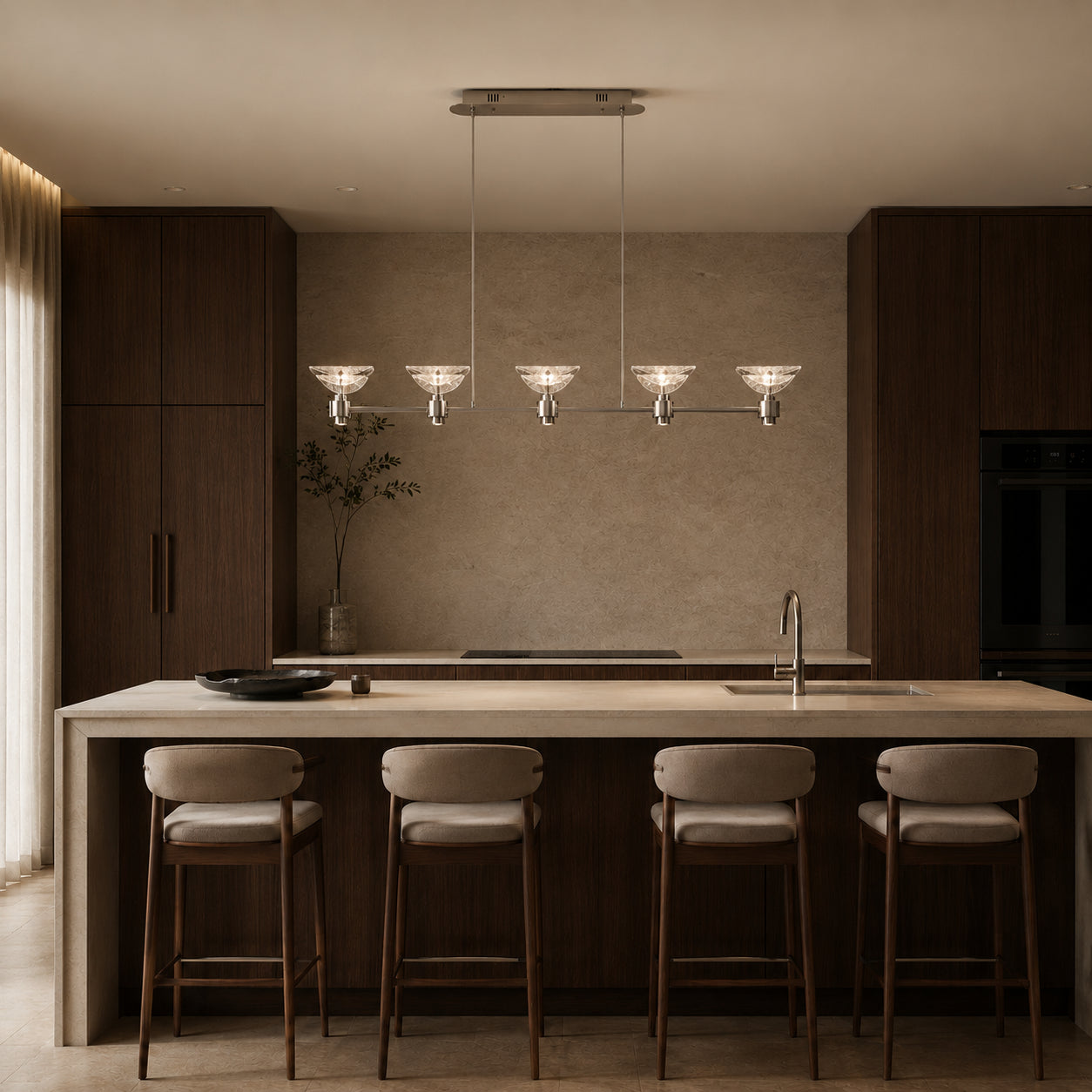 Sail Linear Pendant Lamp 5