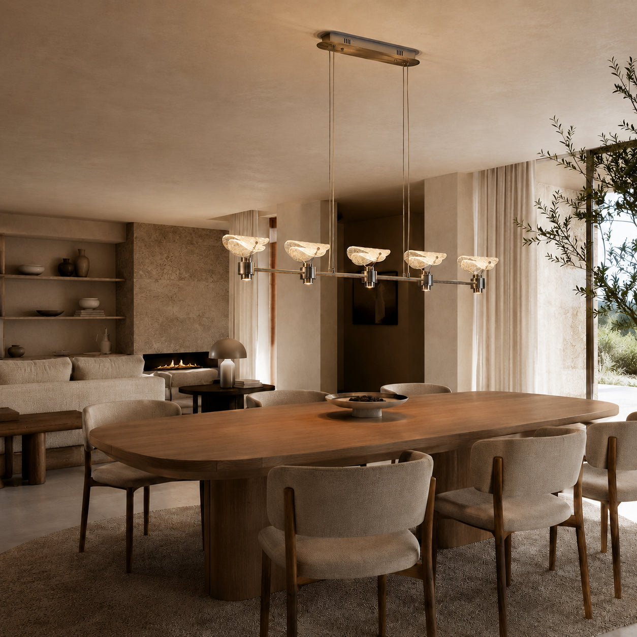 Sail Linear Pendant Lamp 8