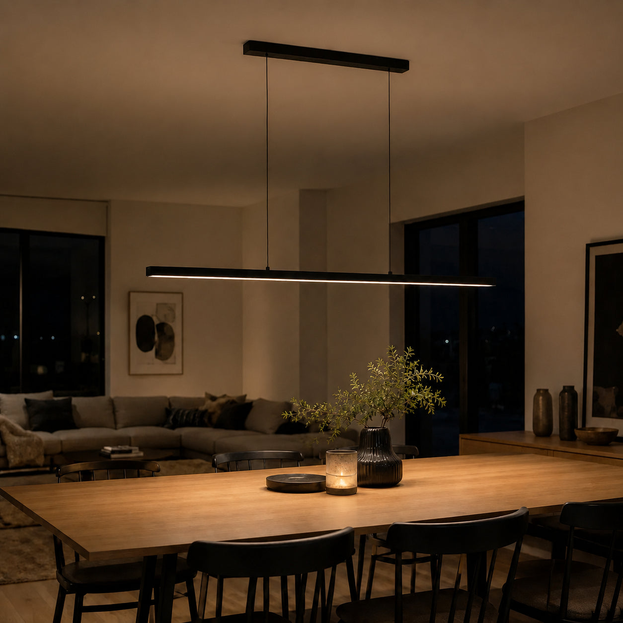 Skyline Linear Pendant Lamp 12