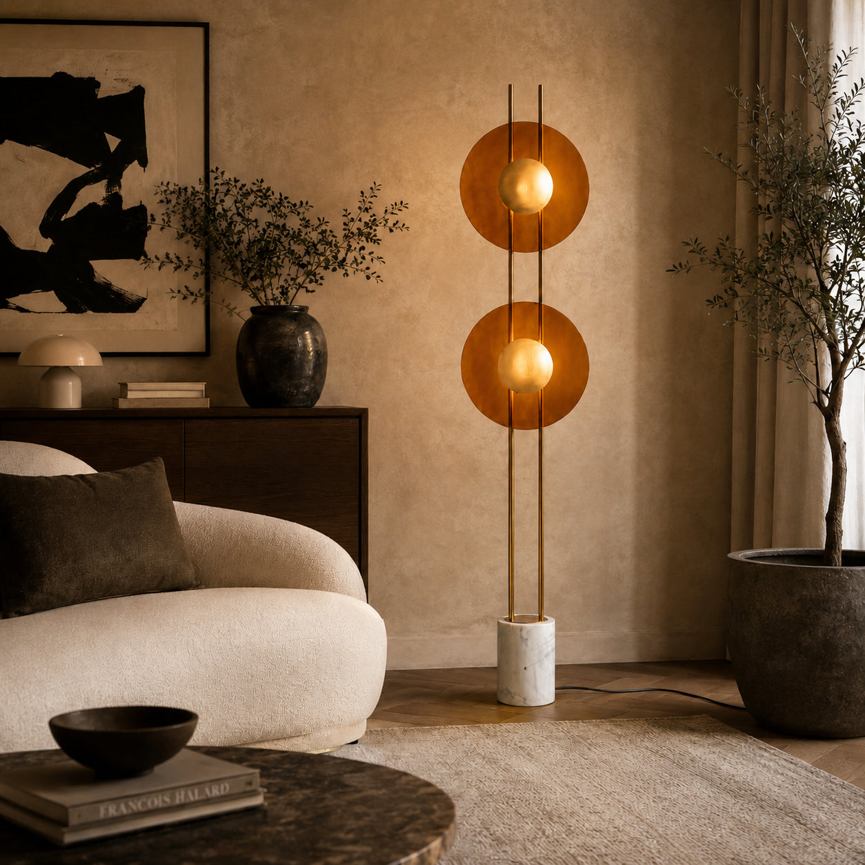 Solara Disc Floor Lamp 2