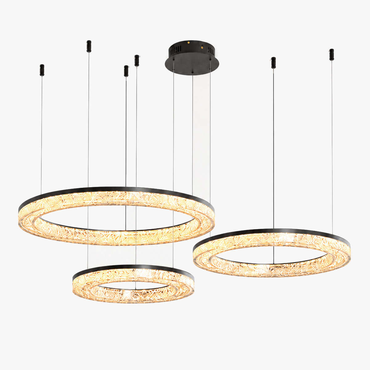Terra Cascade Ring Chandelier 10