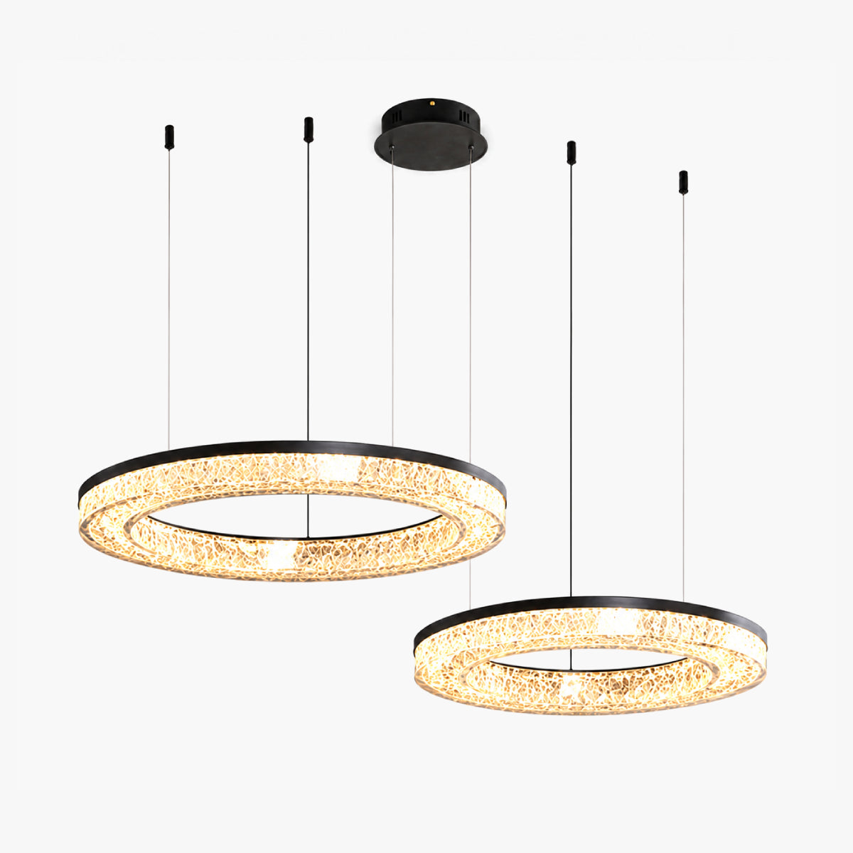 Terra Cascade Ring Chandelier 7