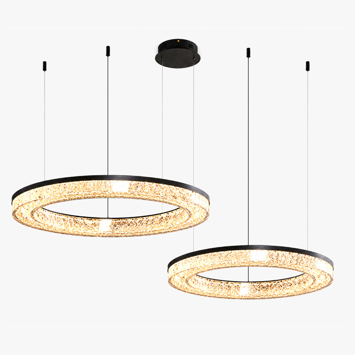 Terra Cascade Ring Chandelier 9