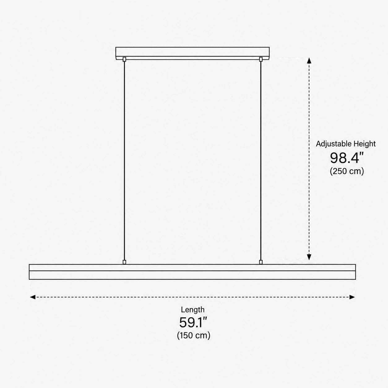 Terra Linear Pendant Lamp 6