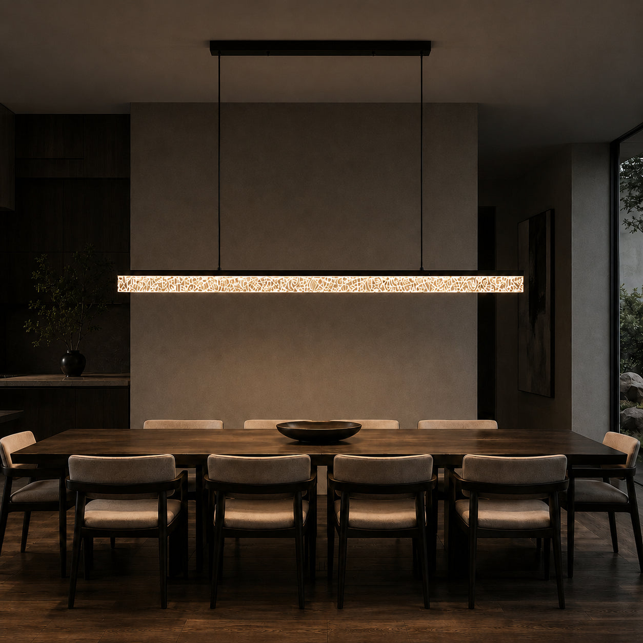 Terra Linear Pendant Lamp 9