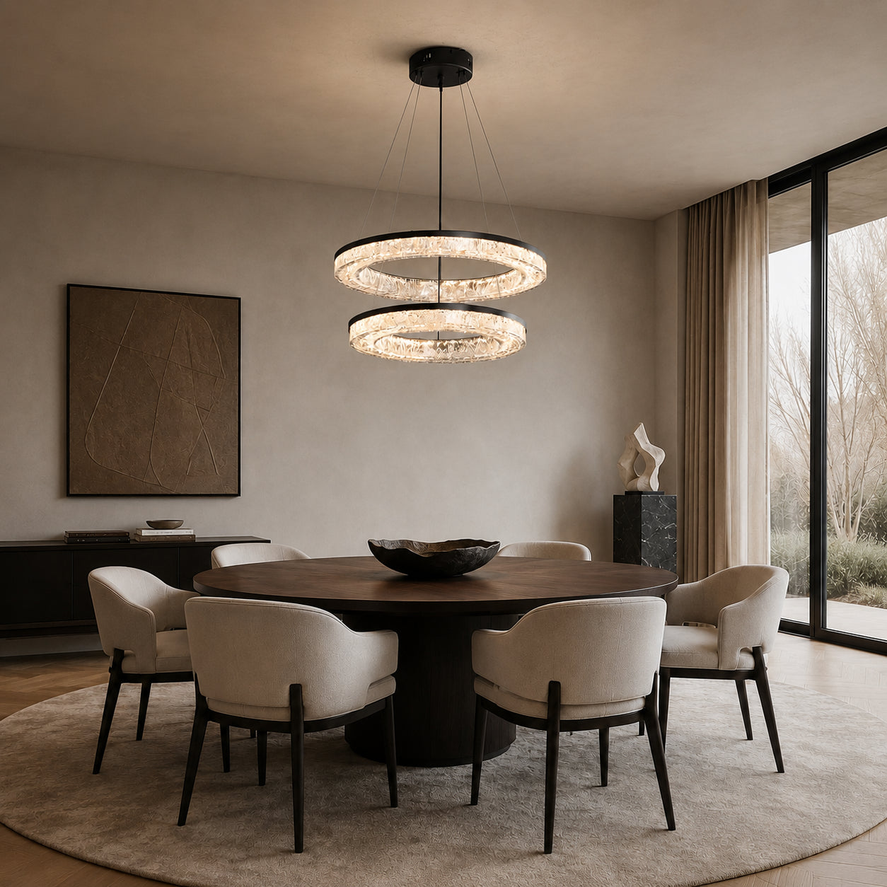 Terra Multi Ring Chandelier 10
