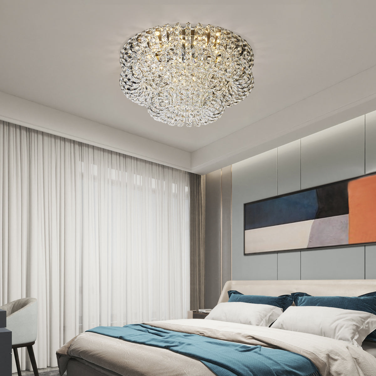 Tierloop K9 Crystal Ceiling Lamp