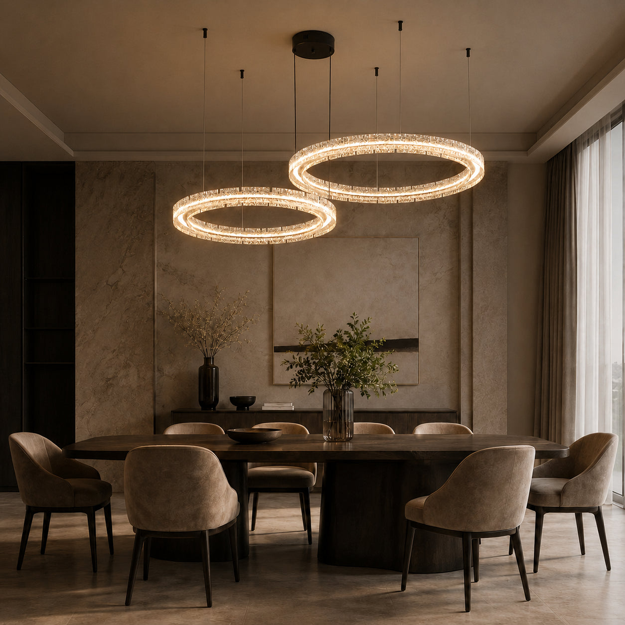 Vetra Cluster Ring Chandelier 1