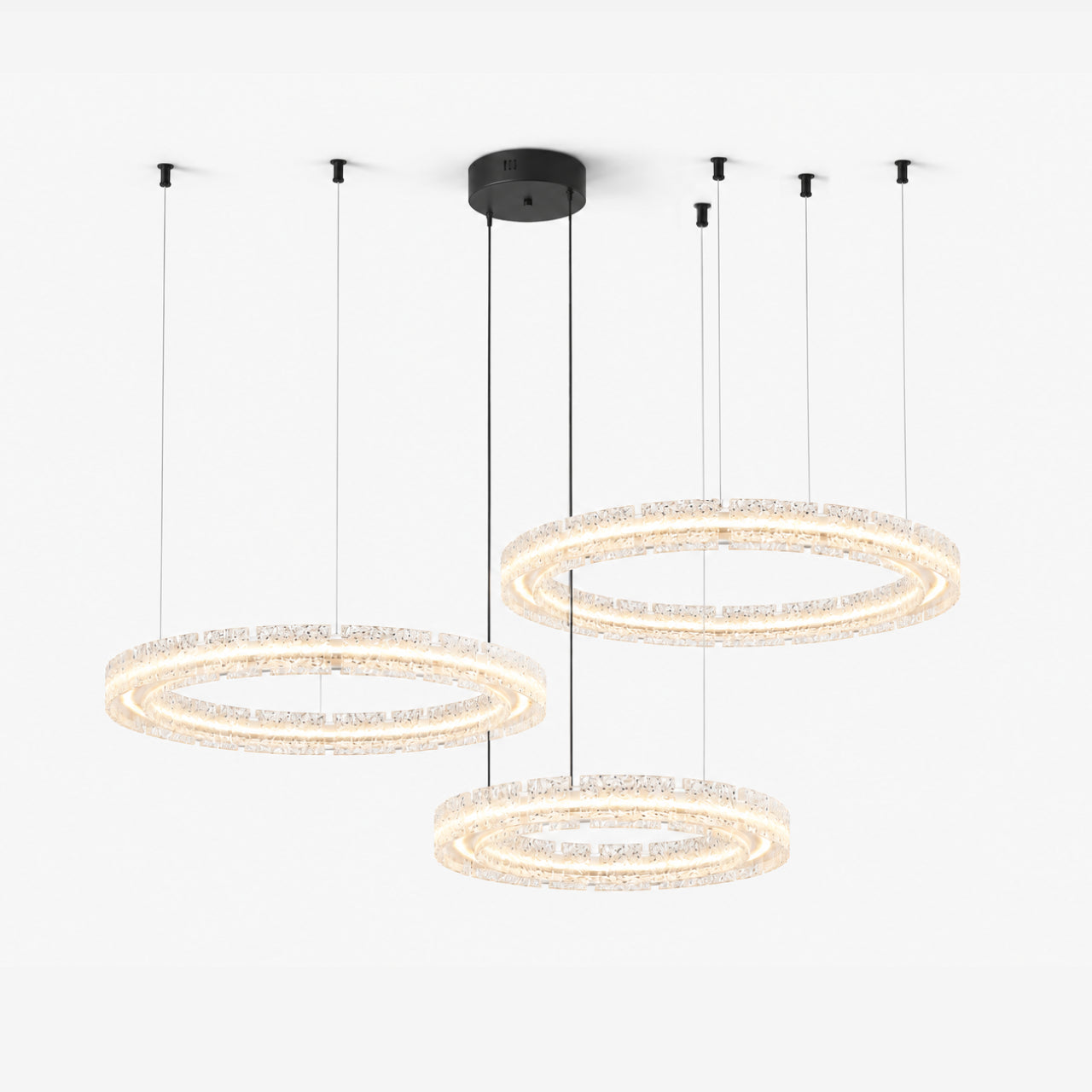 Vetra Cluster Ring Chandelier 9