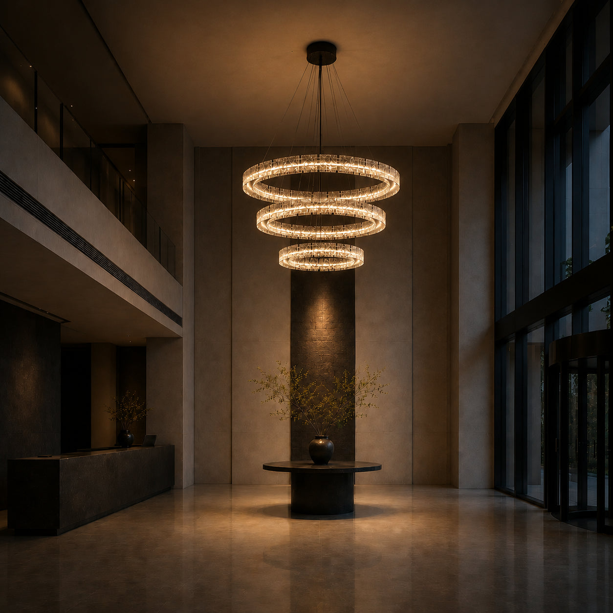 Vetra Tier Ring Chandelier 1