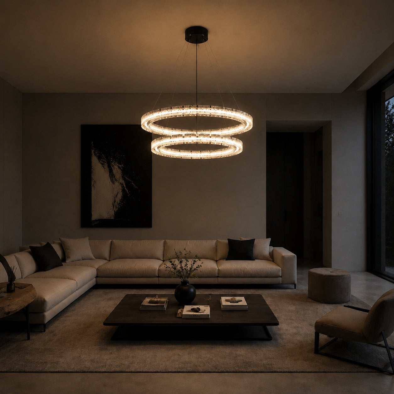 Vetra Tier Ring Chandelier 2