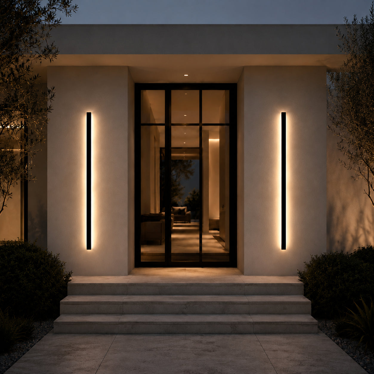Veyra Linear Outdoor Wall Lamp 1