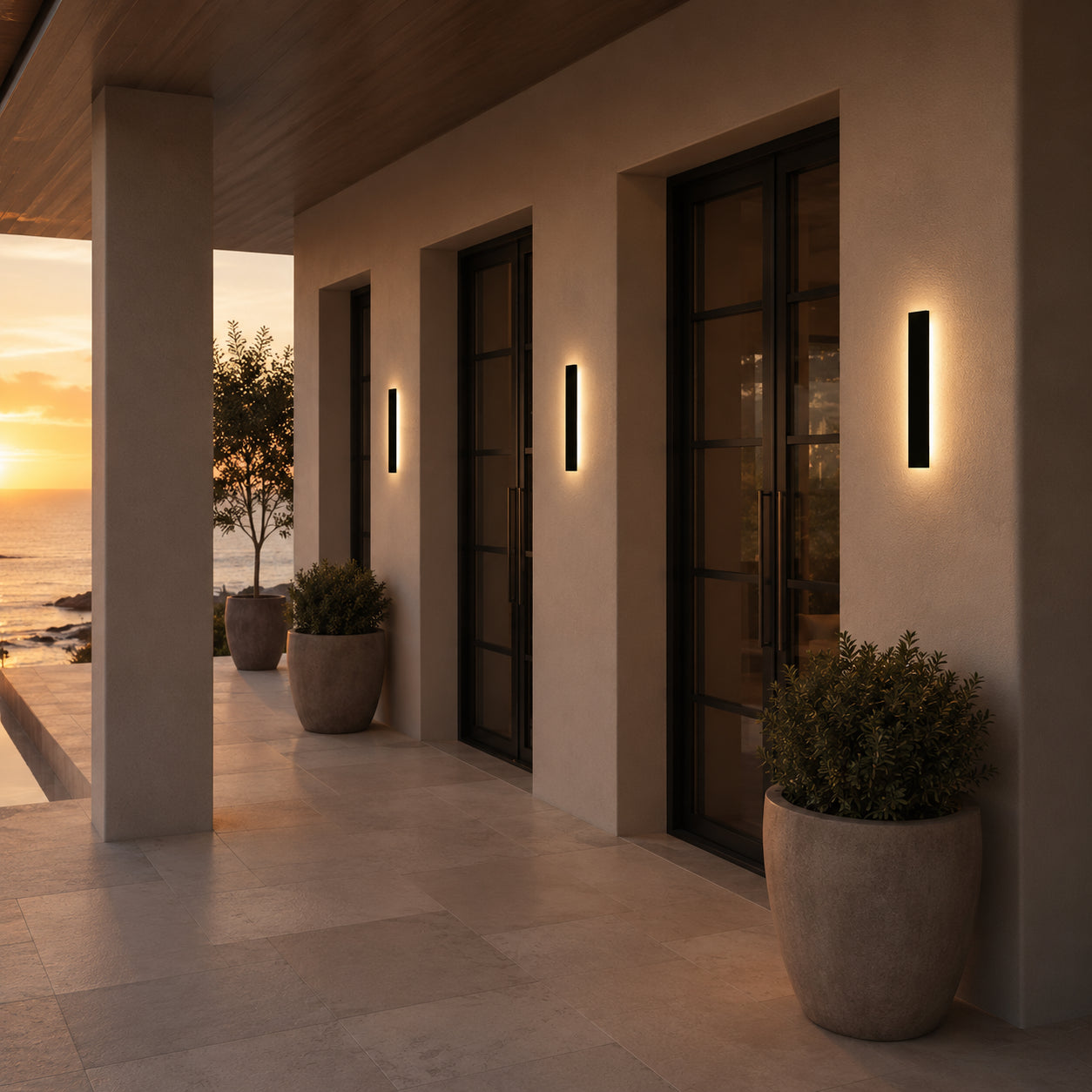 Veyra Linear Outdoor Wall Lamp 15